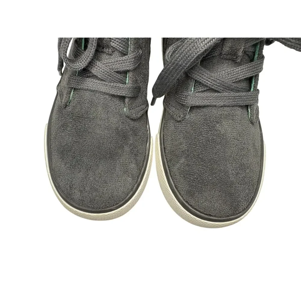 Cat &‎ Jack Faux Suede High Top Boots 9 Gray Toddler Boy Casual Desert Brogan